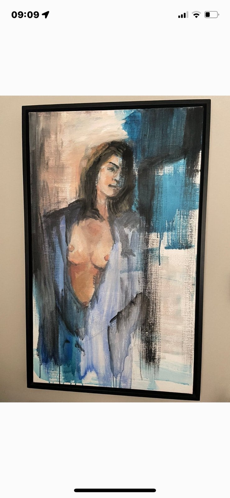 Superkoopje mooi schilderij vrouw, Enlèvement
