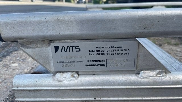 Galerie de toit MTS, Enlèvement, Utilisé