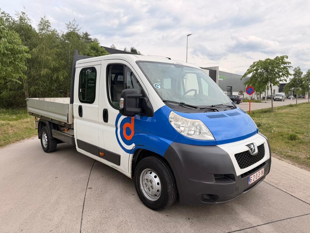 peugeot boxer / 135.000km -dubbel cabine 6plaats / gekeurdvw, Auto's, Particulier, Te koop, Peugeot