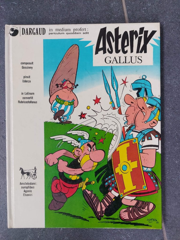 Asterix Gallus in Latijn 1974, Boeken, Eén stripboek, Ophalen of Verzenden, Zo goed als nieuw, Goscinny - Uderzo