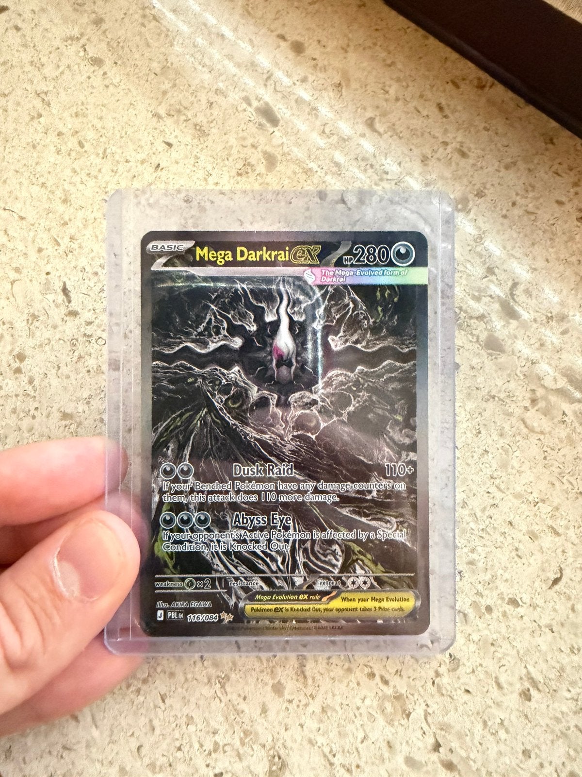 Mega Darkrai EX, Hobby en Vrije tijd, Verzamelkaartspellen | Pokémon, Ophalen, Nieuw, Losse kaart
