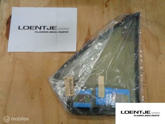 nos nieuw Zijruit linksachter BMW 5-serie E34 ('88-'95), Gebruikt, Ophalen of Verzenden, BMW, BMW