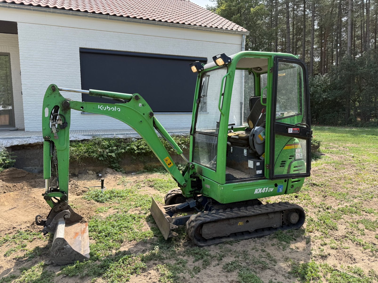 Kubota KX41-3V Minigraver – Bouwjaar 2007, Enlèvement, Excavatrice