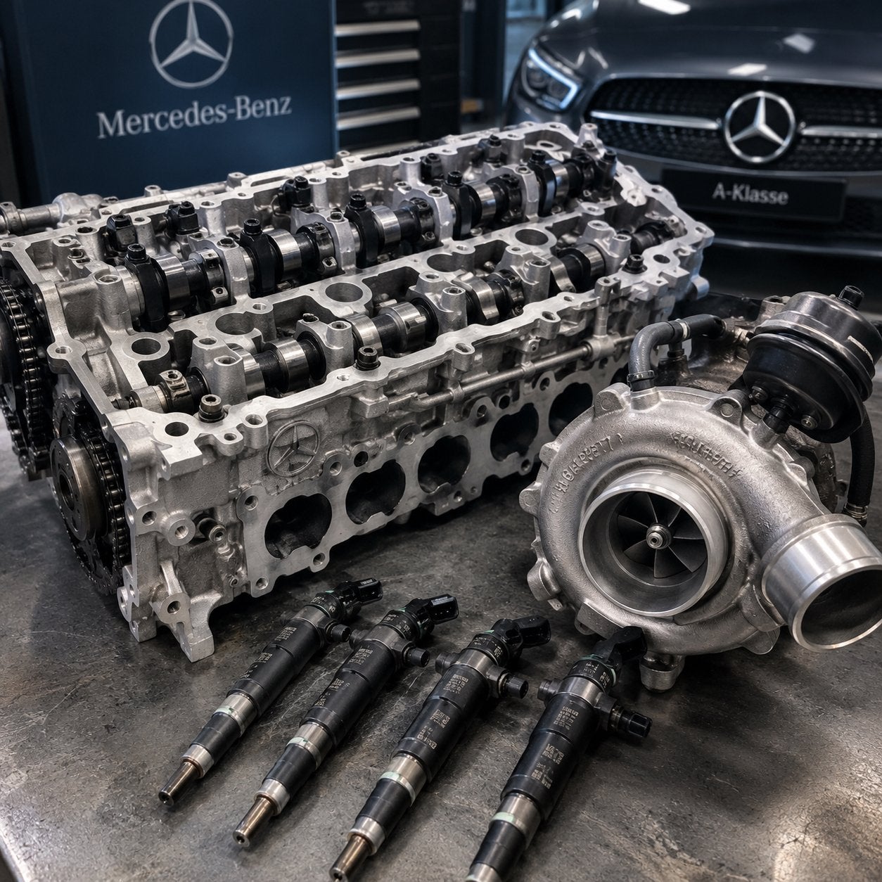 Culasse Mercedes 651.901, Enlèvement, Utilisé, Mercedes-Benz