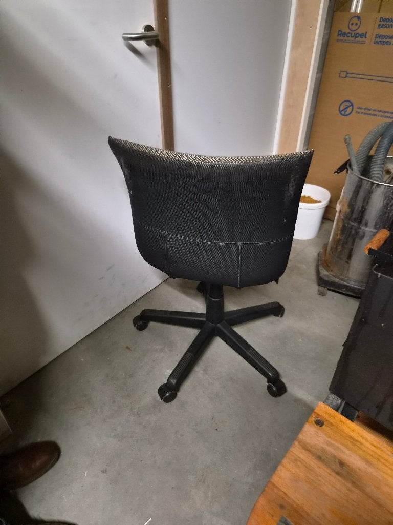 Retro buro stoel techno, Verzamelen, Ophalen, Huis en Inrichting