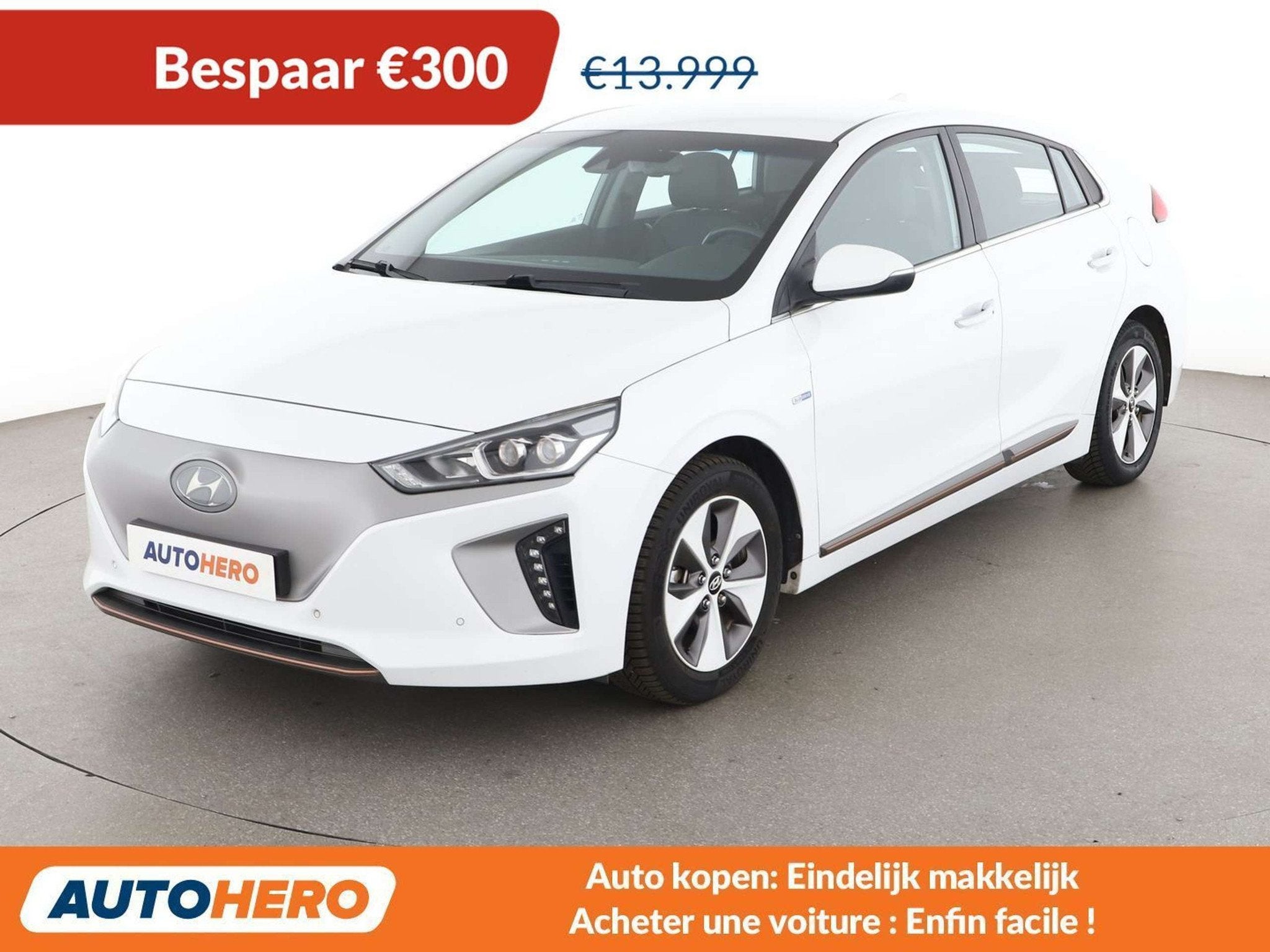 Hyundai IONIQ electric drive 88 kW Premium Elektro, Gebruikt, Adaptive Cruise Control, Leder, Elektrisch