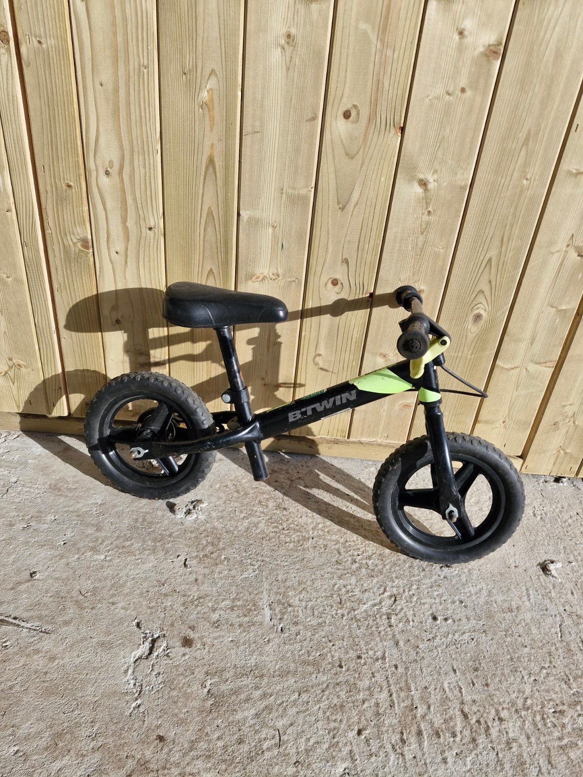 loopfietsje Btwin RunRide 520, Fietsen en Brommers, Ophalen, Gebruikt, Staal, Minder dan 16 inch