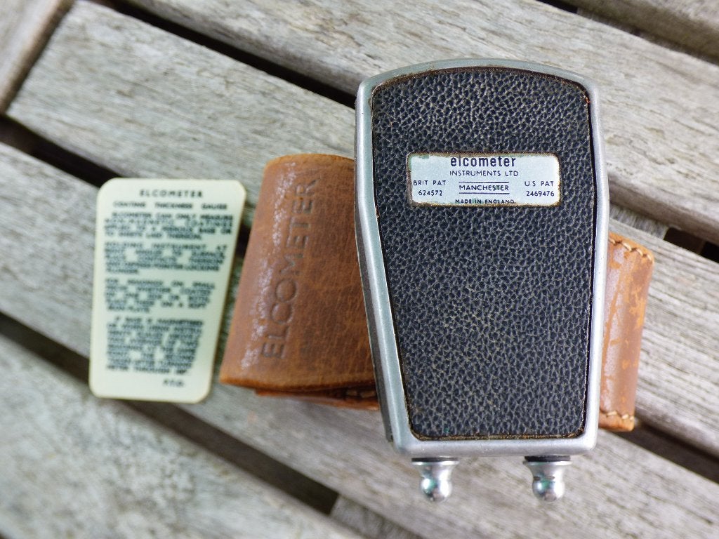 Vintage meetinstrument Elcometer - verfdiktemeter, Ophalen