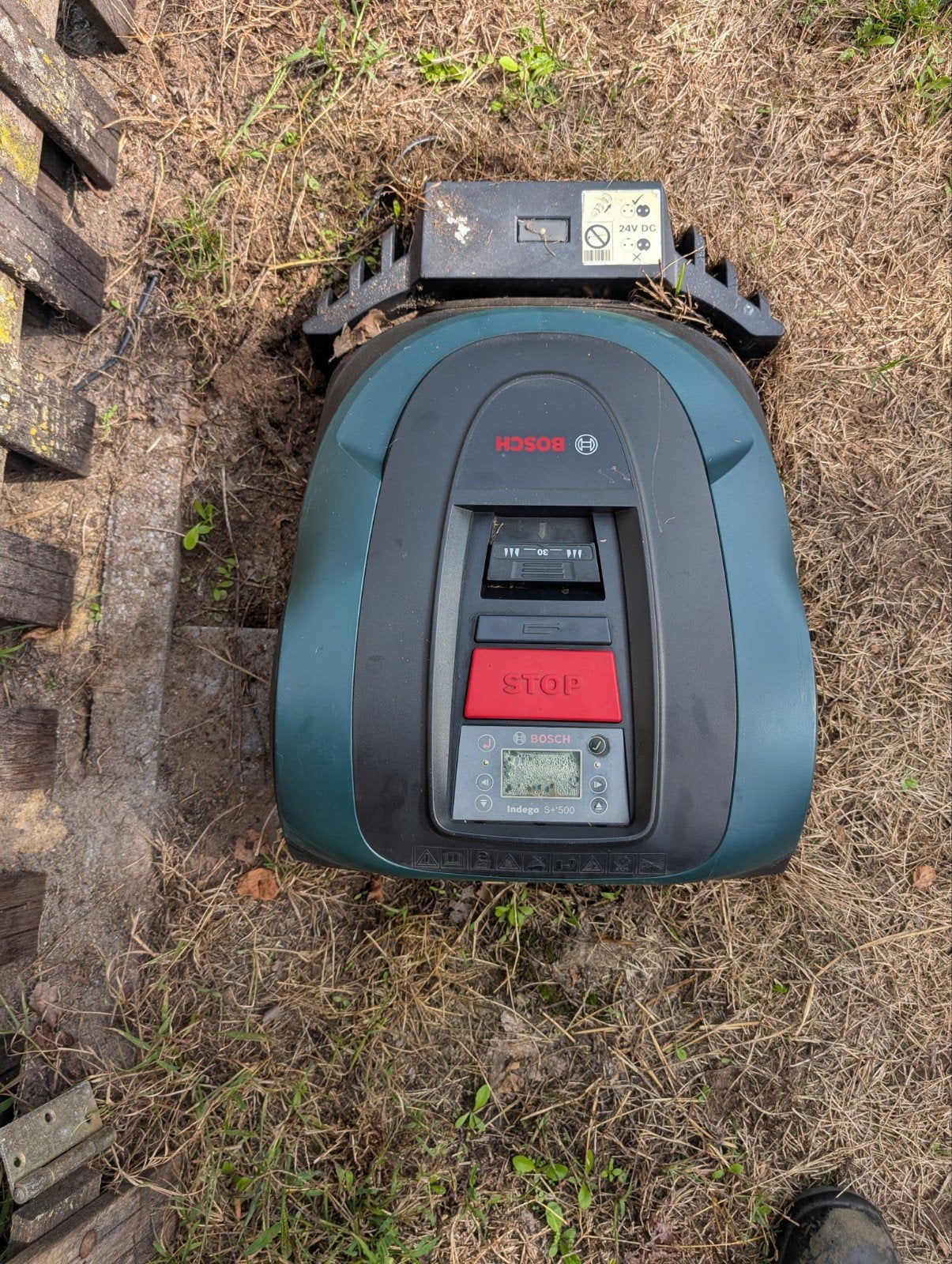 Bosch indego S+500 met nieuwe batterij, maaier defect., Ophalen of Verzenden