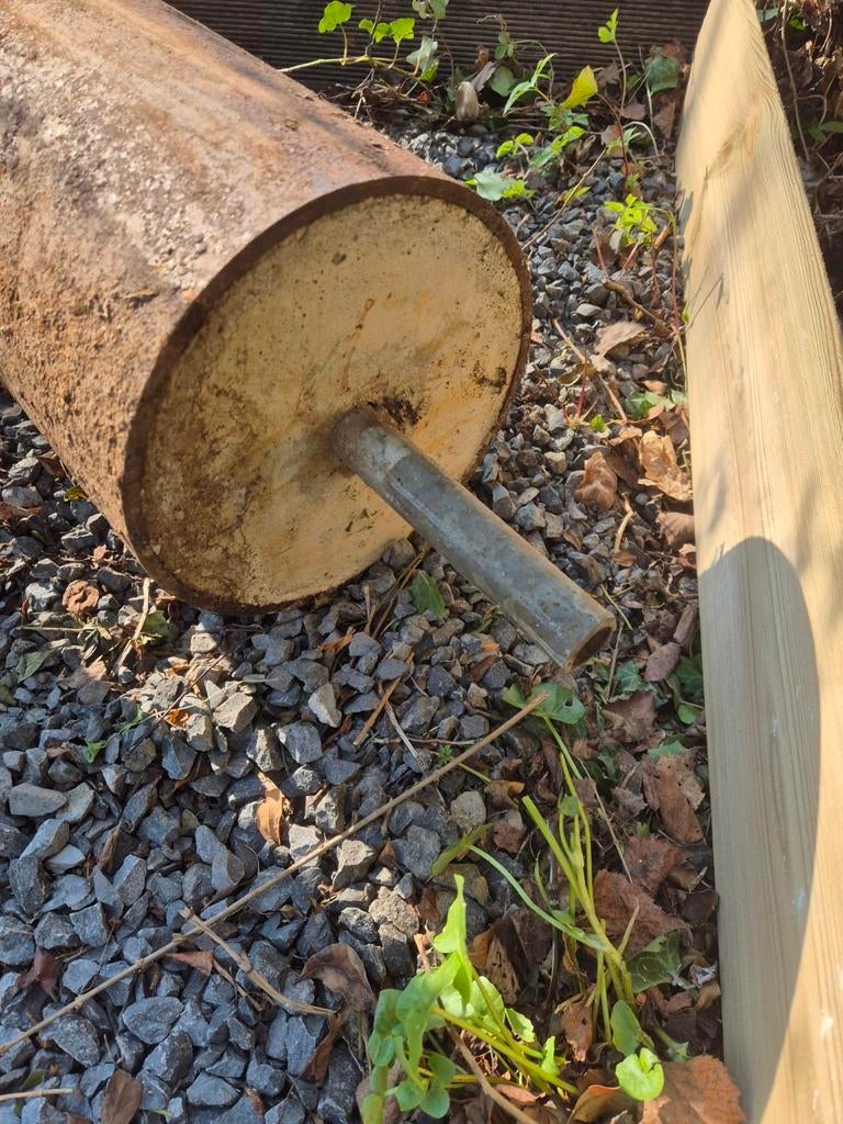 Rouleau à damer : pelouses, jardin, piste de pétanque..., Enlèvement