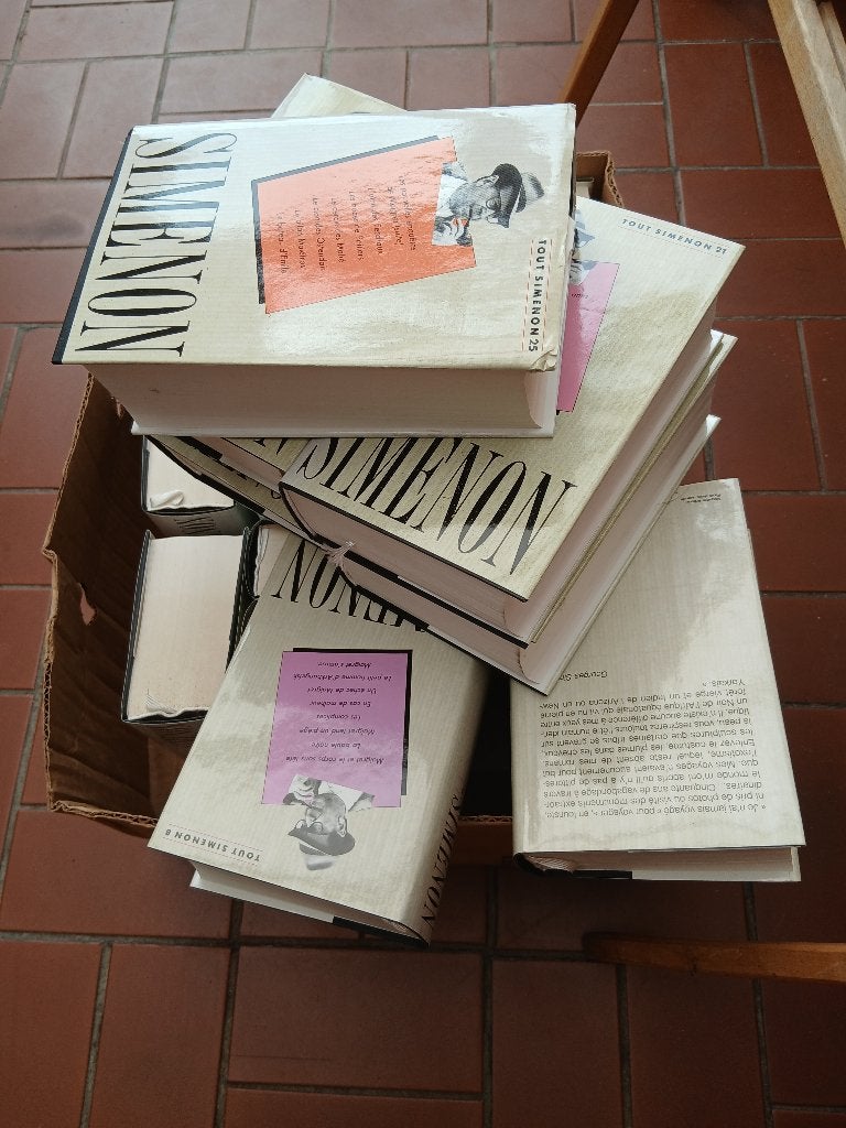 Simenon. 25 tomes, Livres, Enlèvement, Utilisé, Georges Simenon