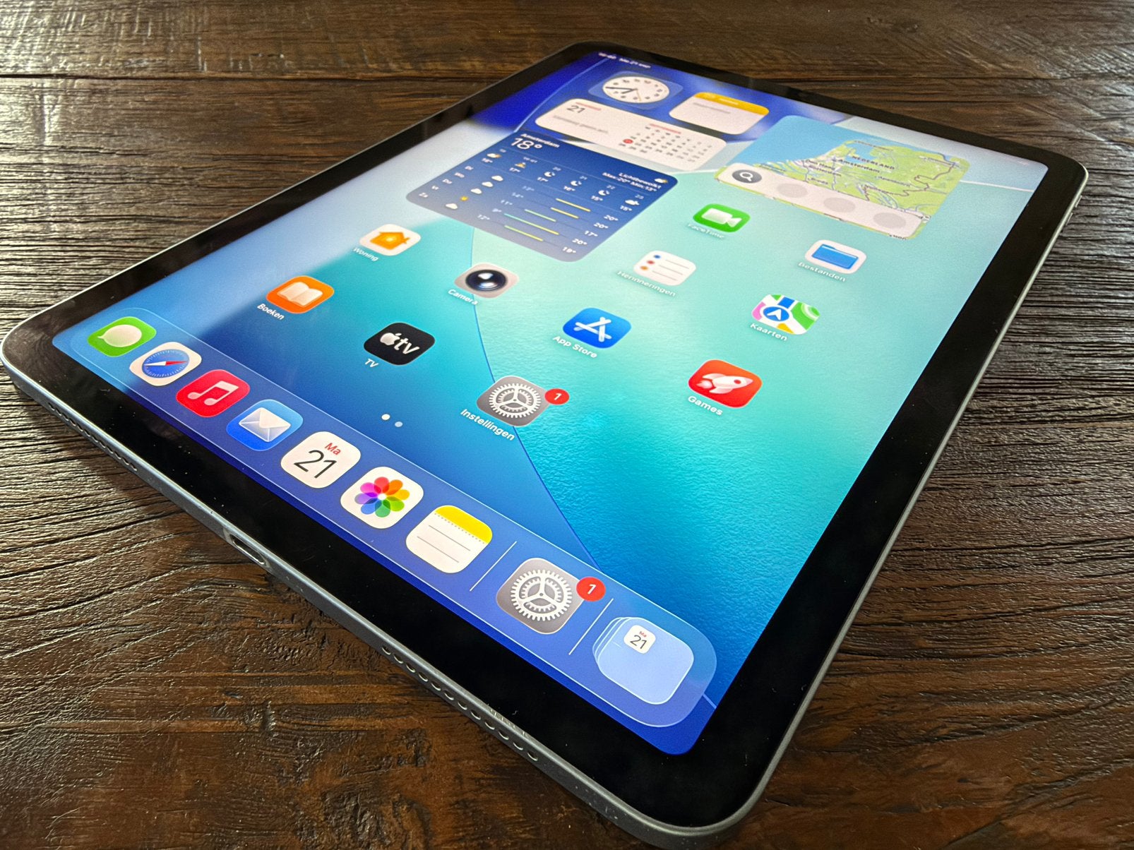 Apple iPad Air 4 A2316 64GB lichtblauw igst, Informatique & Logiciels, Enlèvement ou Envoi, Apple iPad Air, 10 pouces, Utilisé