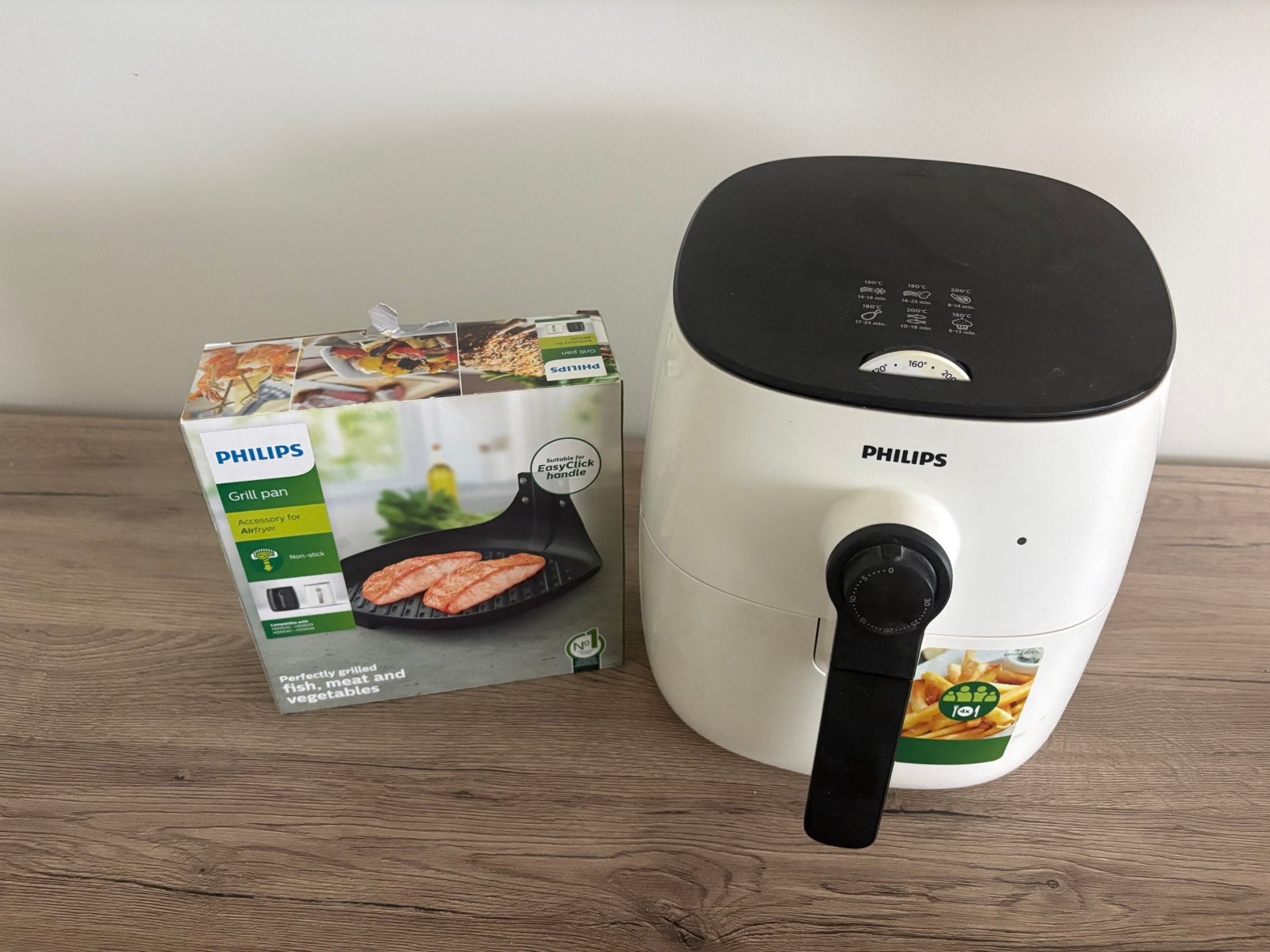 Philips Airfryer HD9620/00 Viva Wit, Ophalen, Zo goed als nieuw, Airfryer