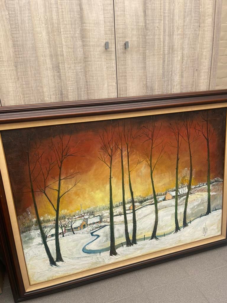 Schilderij met kader 1.50m op 1.10m, Ophalen