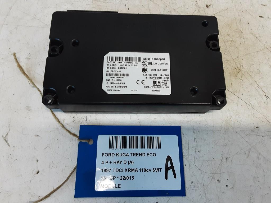 COMPUTER Ford Kuga II (DM2) (01-2012/06-2019) (D1BT14D212ED), Gebruikt, Ford