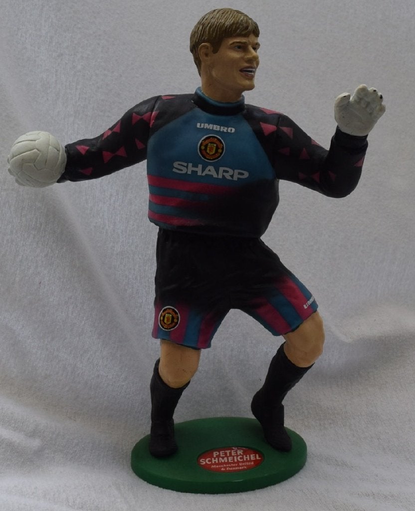 Manchester United/Statue/Peter Schmeichel/25 cm, Collections, Envoi, Utilisé, Statue ou Poupée