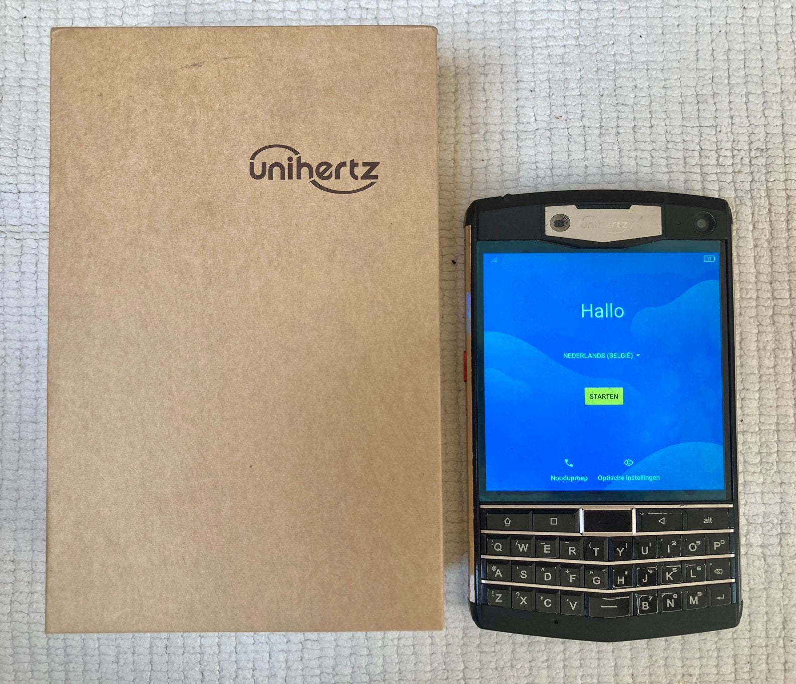Unihertz Titan Qwerty Smartphone Android 10 6Gb 128Gb, Zwart, Touchscreen, Ophalen of Verzenden, Zo goed als nieuw