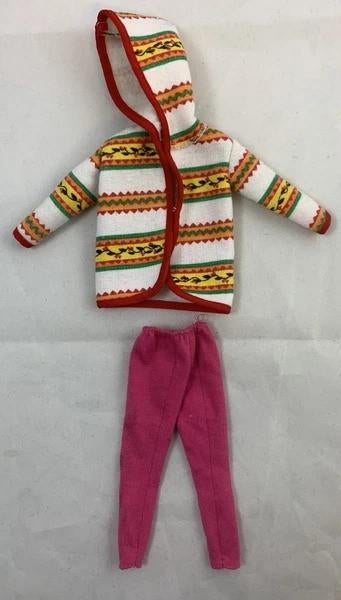 Barbie Benetton Christie #9407 Kleding Set Mattel Vintage, Verzamelen, Poppen, Verzenden, Zo goed als nieuw, Fashion Doll