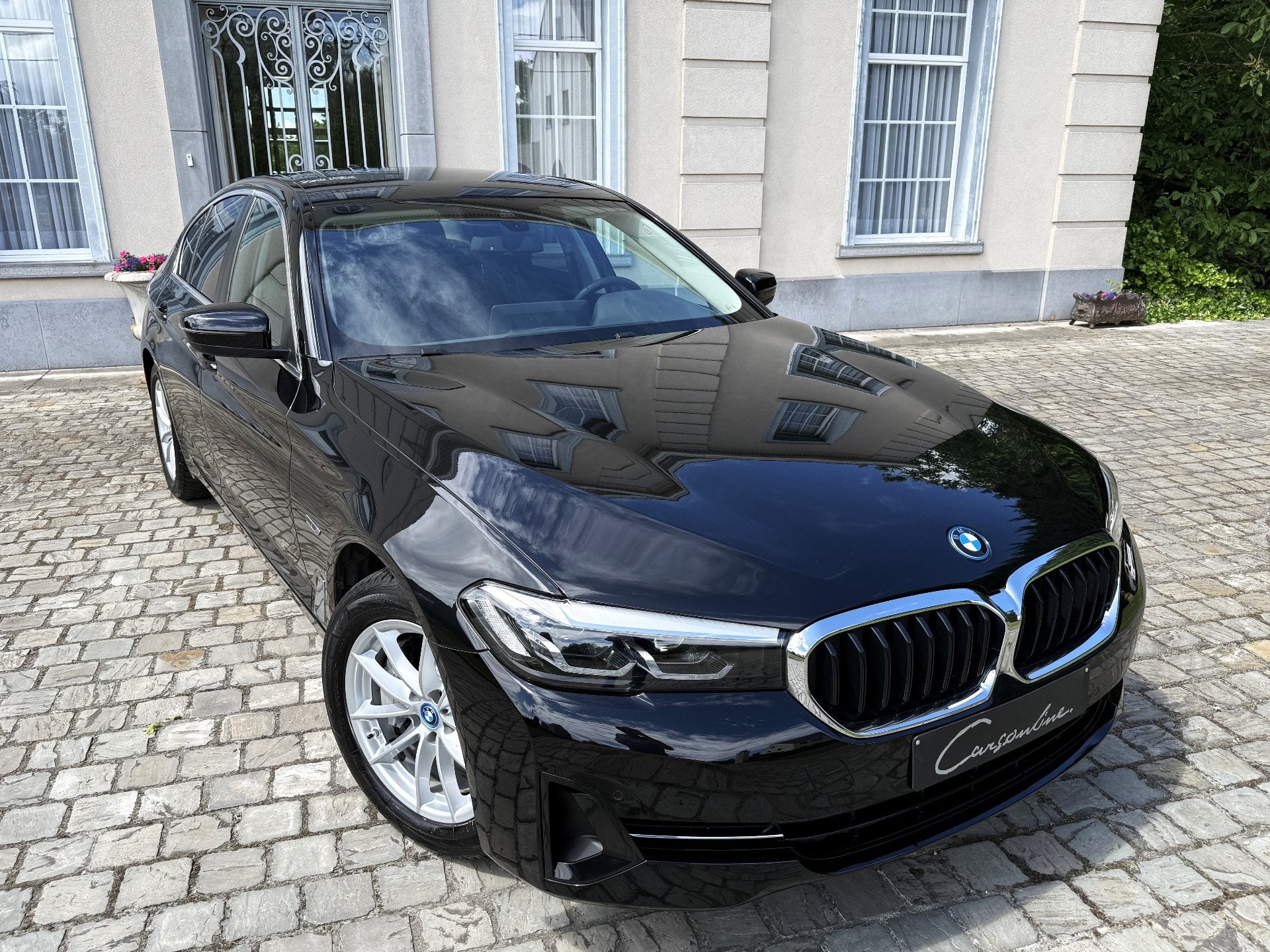 BMW 5 Serie 520 eA PHEV Verwarmd Leder, Garantie!, Cuir, Autres couleurs, Noir, 31 g/km