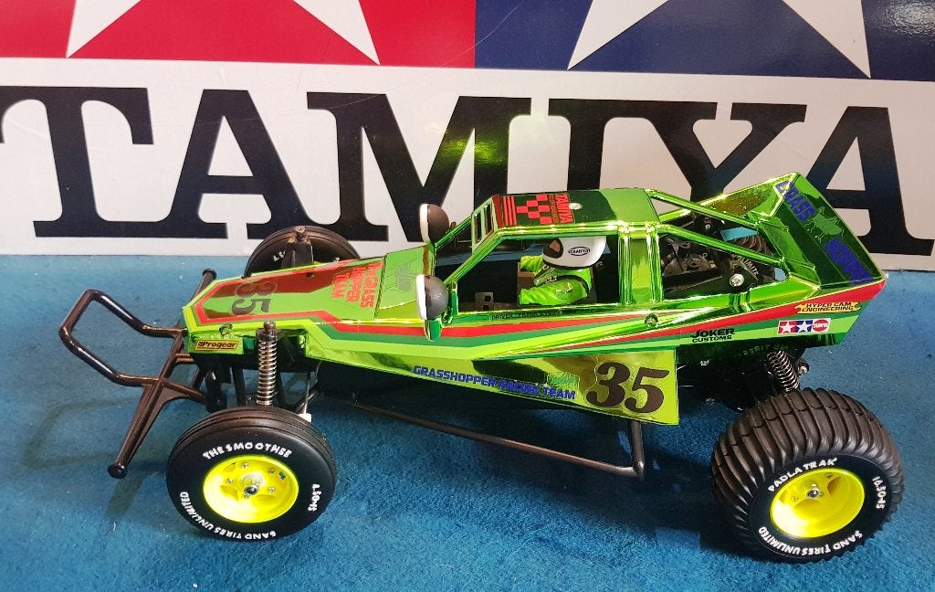 Tamiya The Grasshopper 2005 Édition Candy Green #47348, Neuf, Échelle 1:10, Voiture off road, Électro