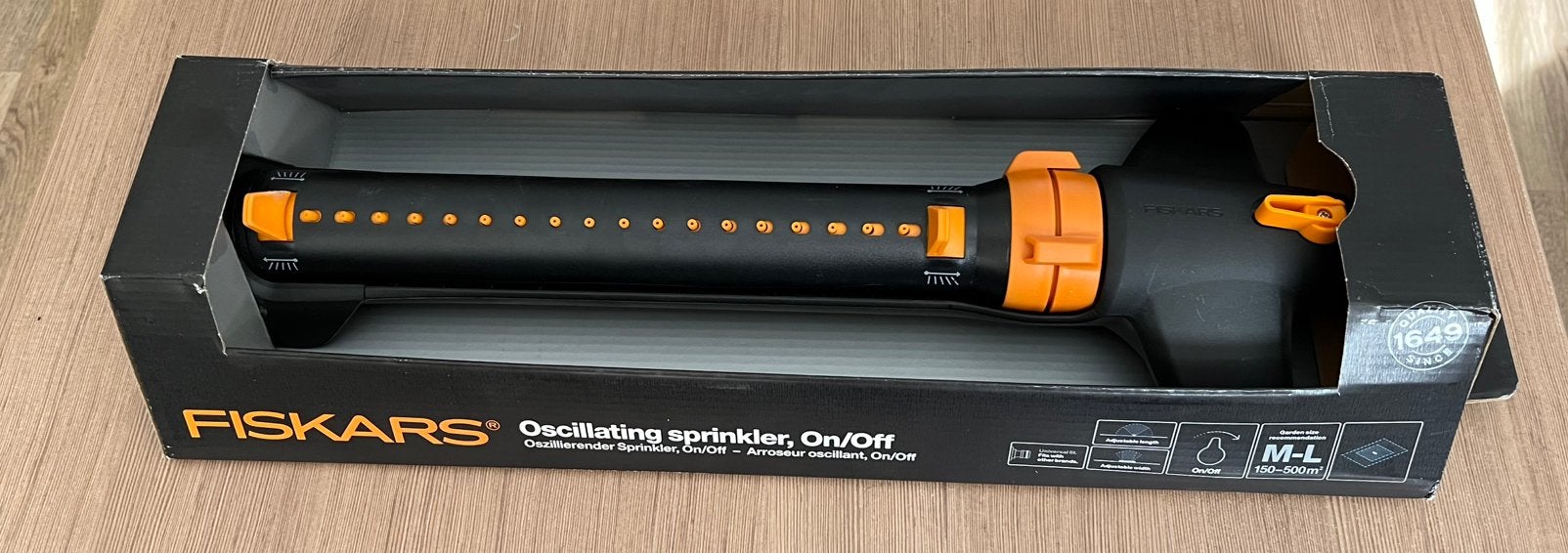 Fiskars zwenksproeier M-L, Tuin en Terras, Ophalen of Verzenden, Nieuw, Zwenksproeier