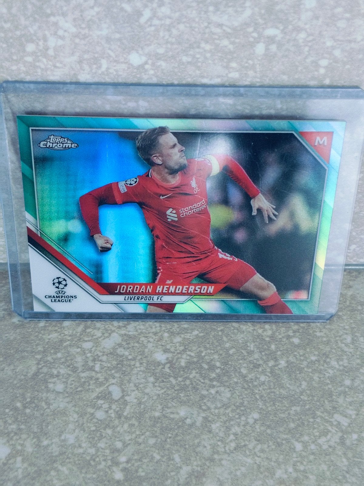 Topps Chrome Jordan Henderson Liverpool genummerd, Ophalen of Verzenden