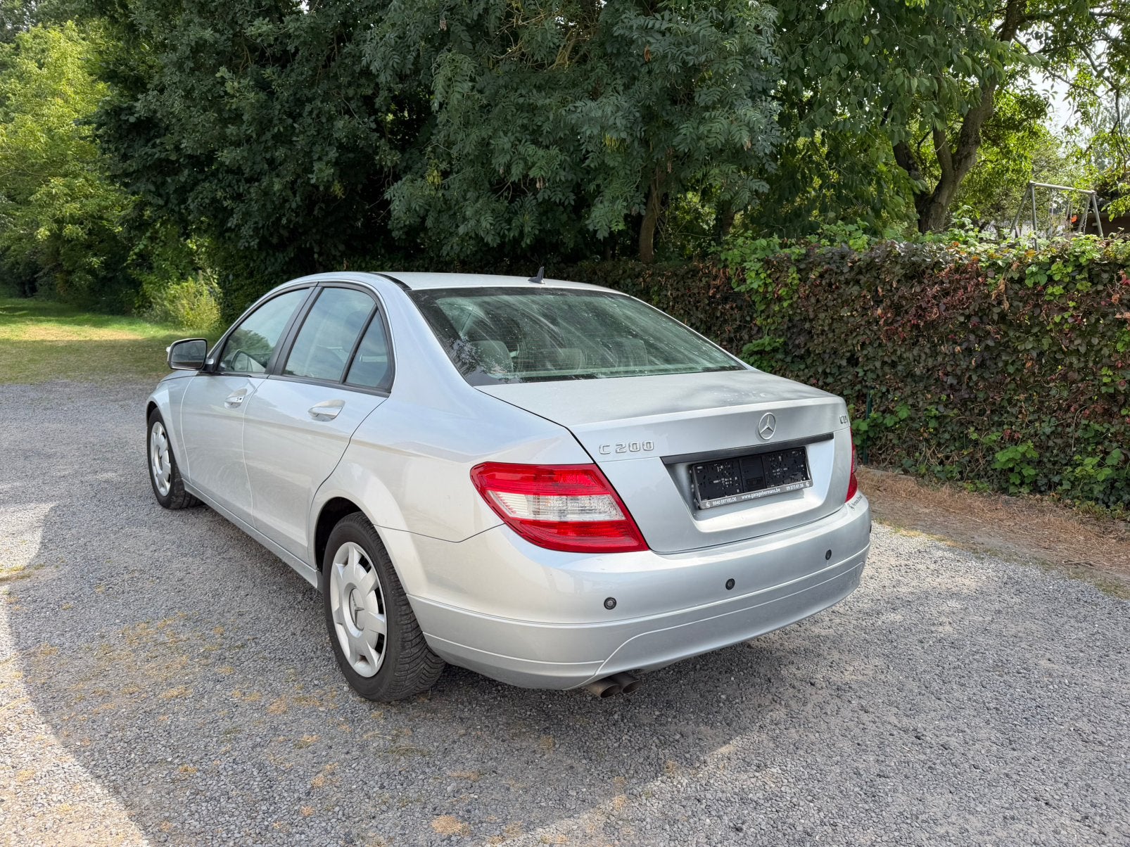 Mercedes C200,  100 Kw, Bj 2008, Airco, Auto's, 4 deurs, Stof, https://public.car-pass.be/vhr/ab8b6f75-0792-4f97-9b96-546fe842af0a