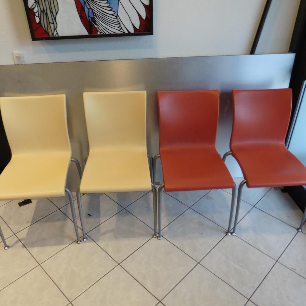 4 chaises « Wiesner Hager », Maison & Meubles, Chaises, Autres couleurs, Synthétique, Enlèvement, Utilisé