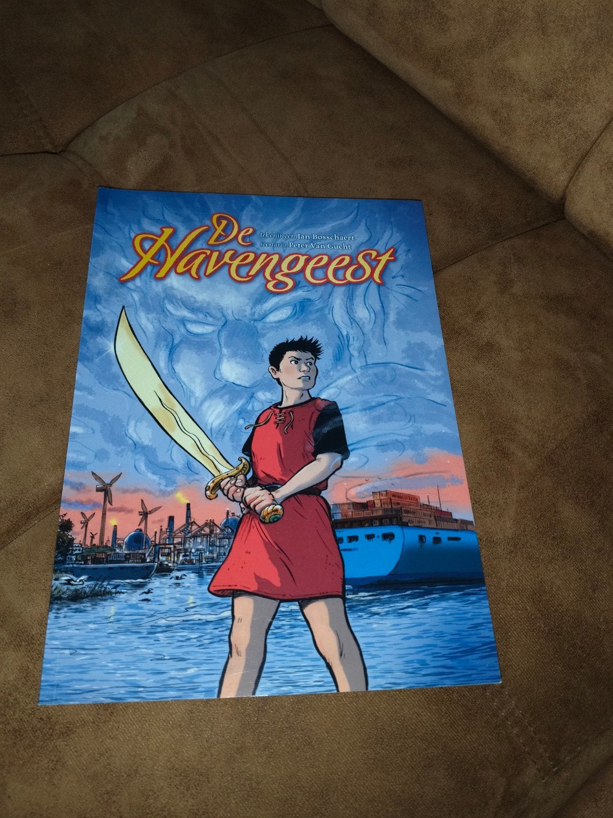 De Havengeest - SE - Gesigneerd door Peter Van Gucht, Boeken, Stripverhalen, Ophalen of Verzenden