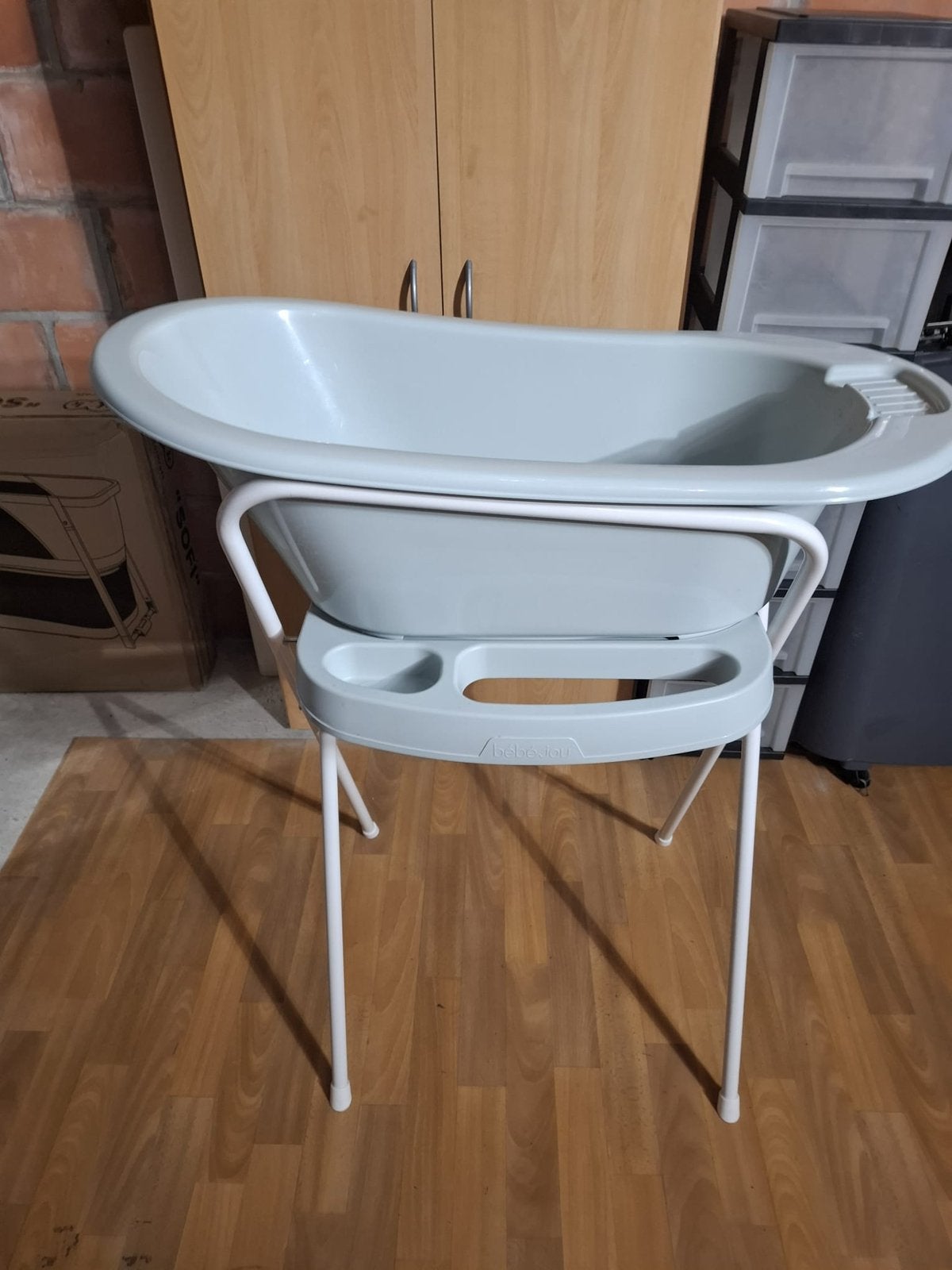 Babybad met staander, Kinderen en Baby's, Ophalen, Zo goed als nieuw, Badje