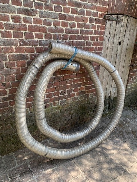 flexibele buis voor schoorsteen, Doe-het-zelf en Bouw, Ophalen, Inox, 6 meter of meer, Overige typen