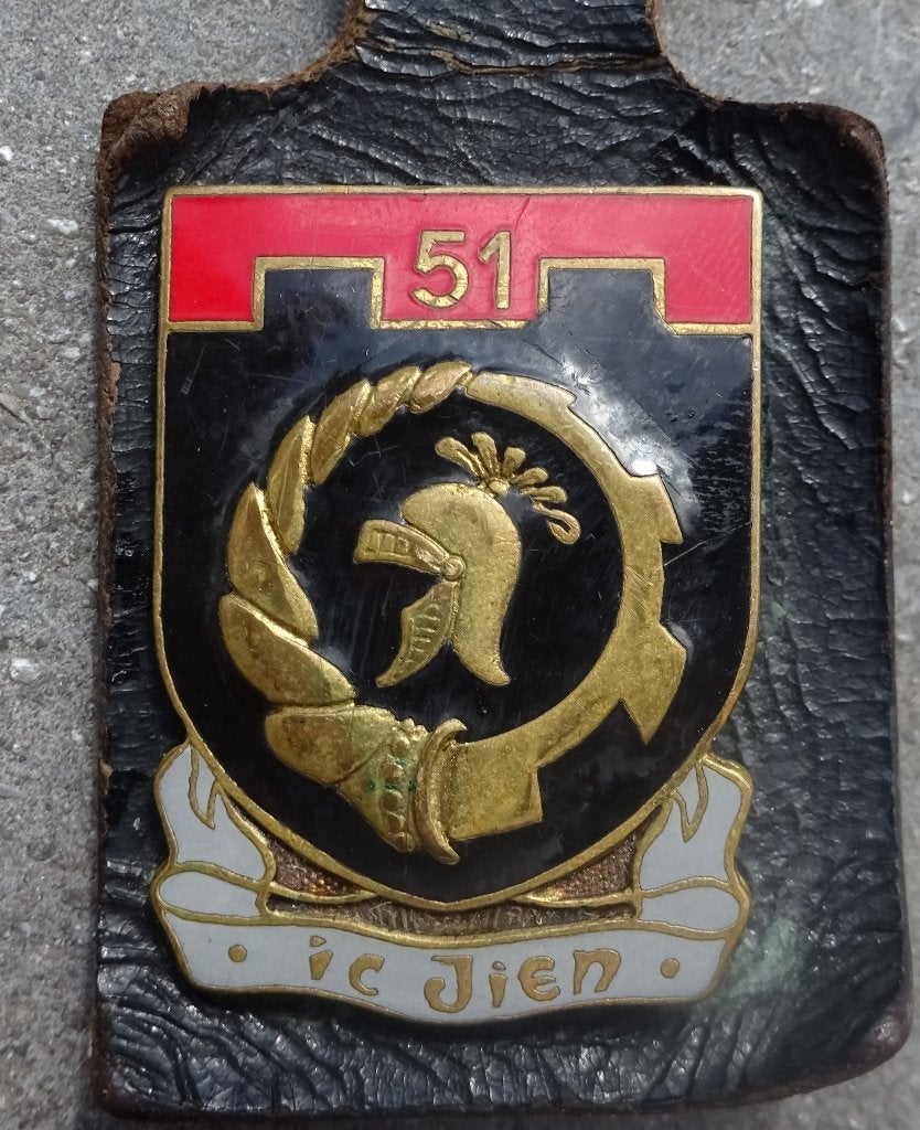 BELGIQUE: ABL / 51EME BATAILLON DU GENIE - BRELOQUE, Collections, Envoi, Armée de terre, Emblème ou Badge