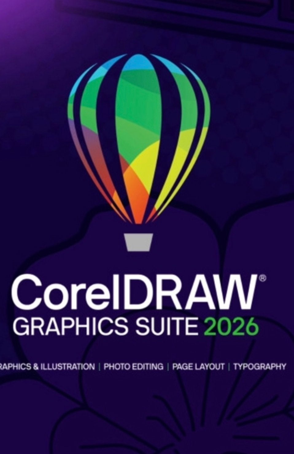 Coreldraw graphics suite 2026 officiële pakket met licentie, Envoi, Comme neuf, Windows