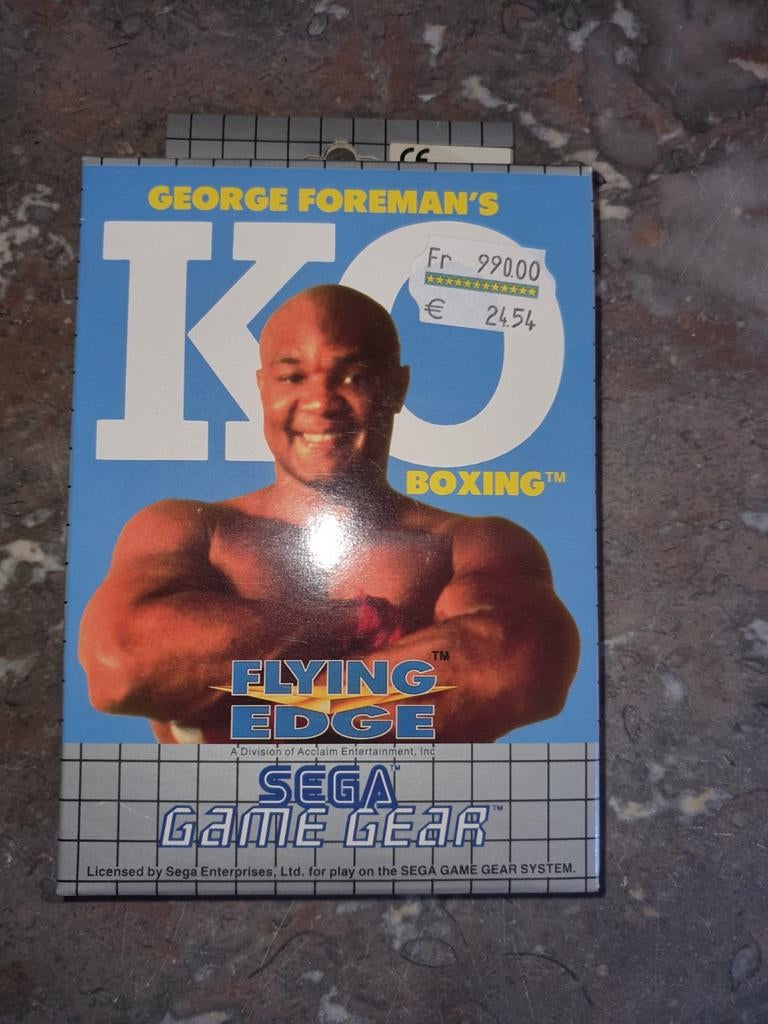 Sega gamegear K.O., Ophalen