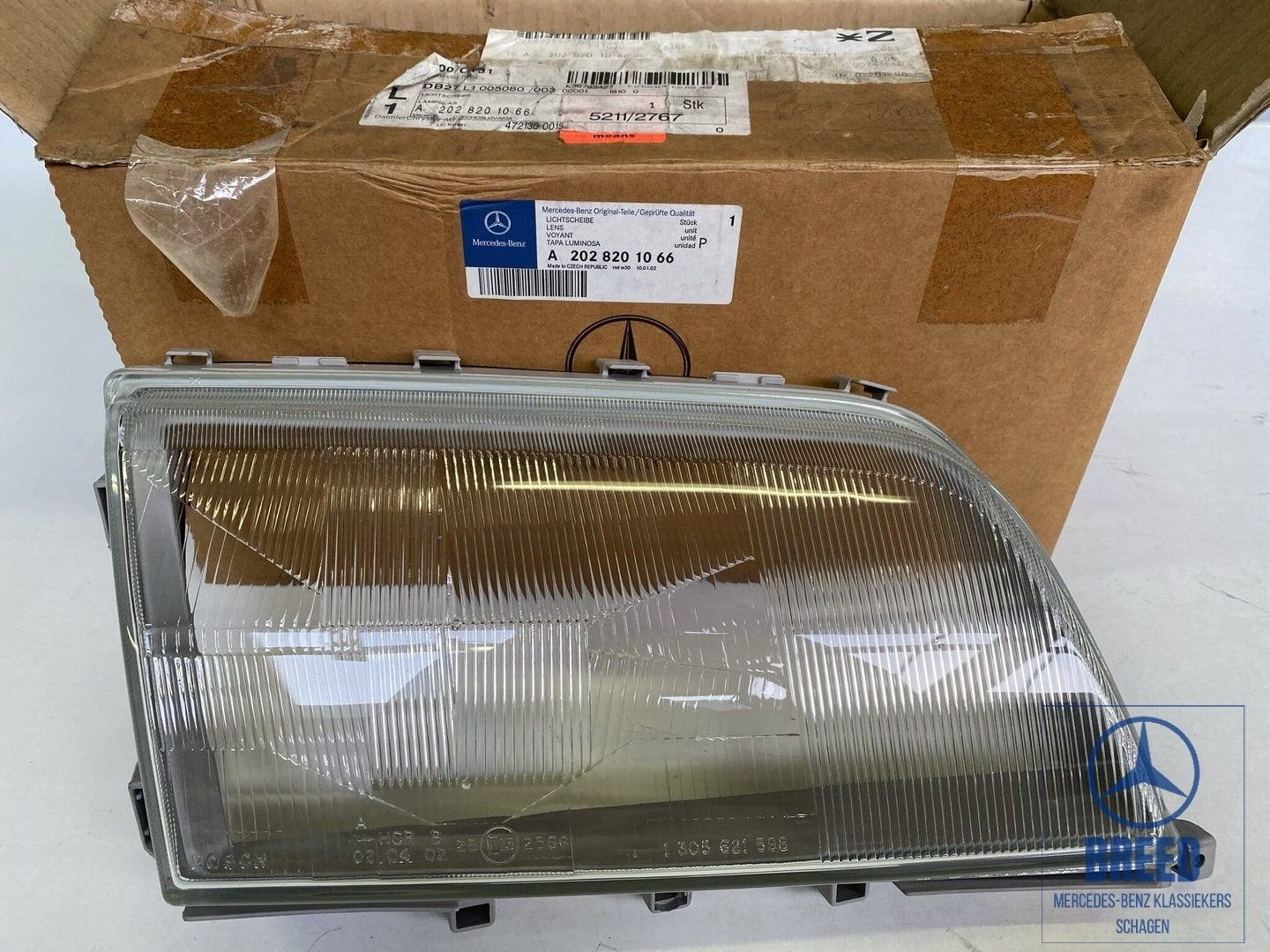 NOS koplampglas rechts Bosch voor Mercedes-Benz W202 C-klass, Neuf, -, -, Enlèvement ou Envoi