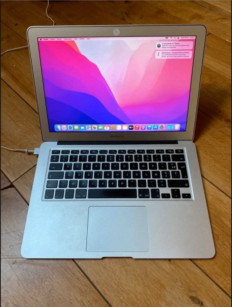 MacBook Air, 256 GB, Moins de 2 Ghz, Utilisé, Azerty