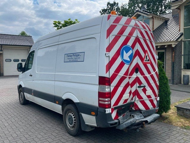 Mercedes-Benz Sprinter 313 CDI L2 H2 AIRCO EURO 5, Auto's, Bestelwagens en Lichte vracht, Euro 5, Gebruikt, Wit, Mercedes-Benz