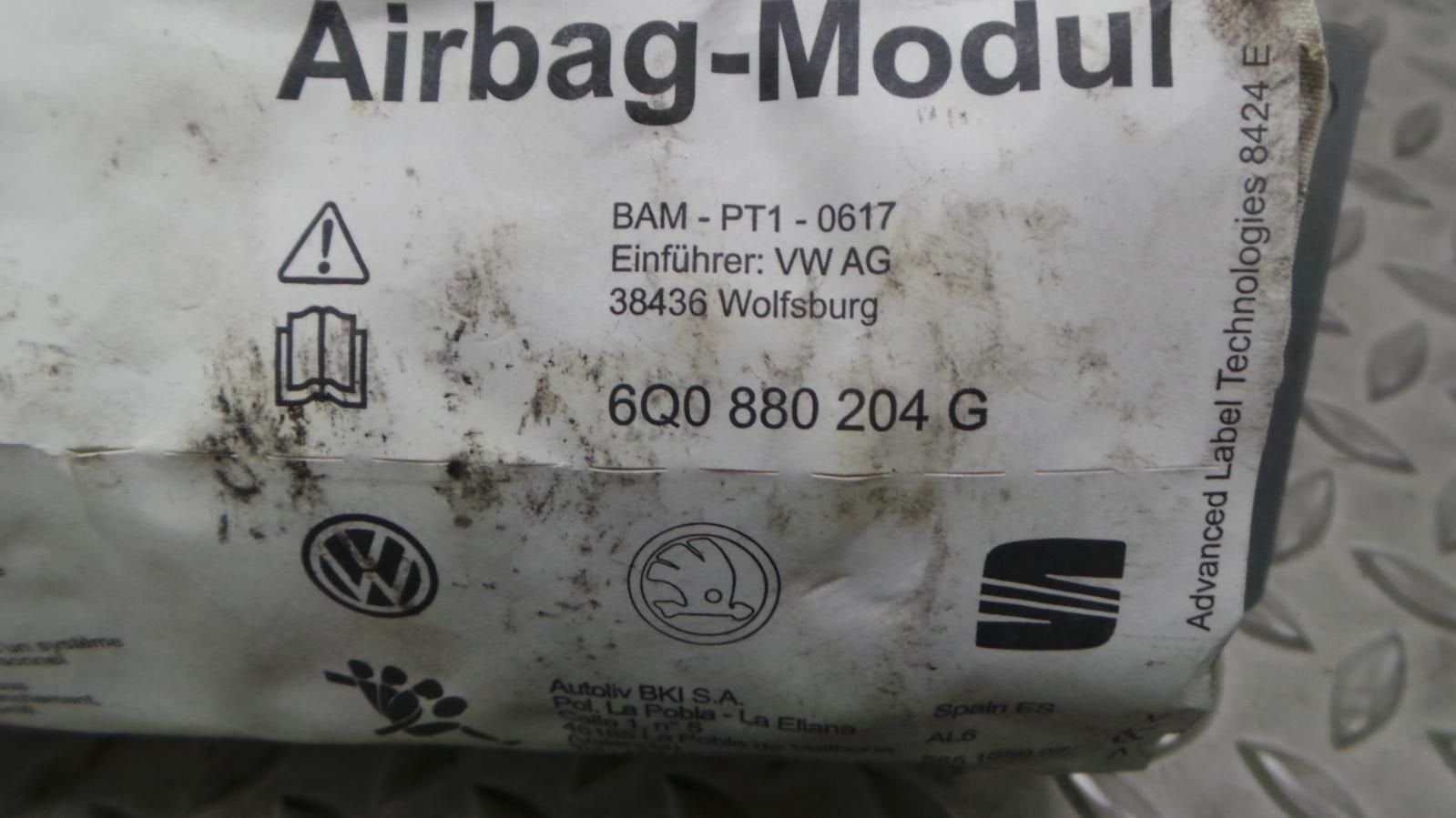 VOLKSWAGEN POLO 9N3 AIRBAG RECHTS 2008, Enlèvement ou Envoi, Utilisé, ARN reconnu