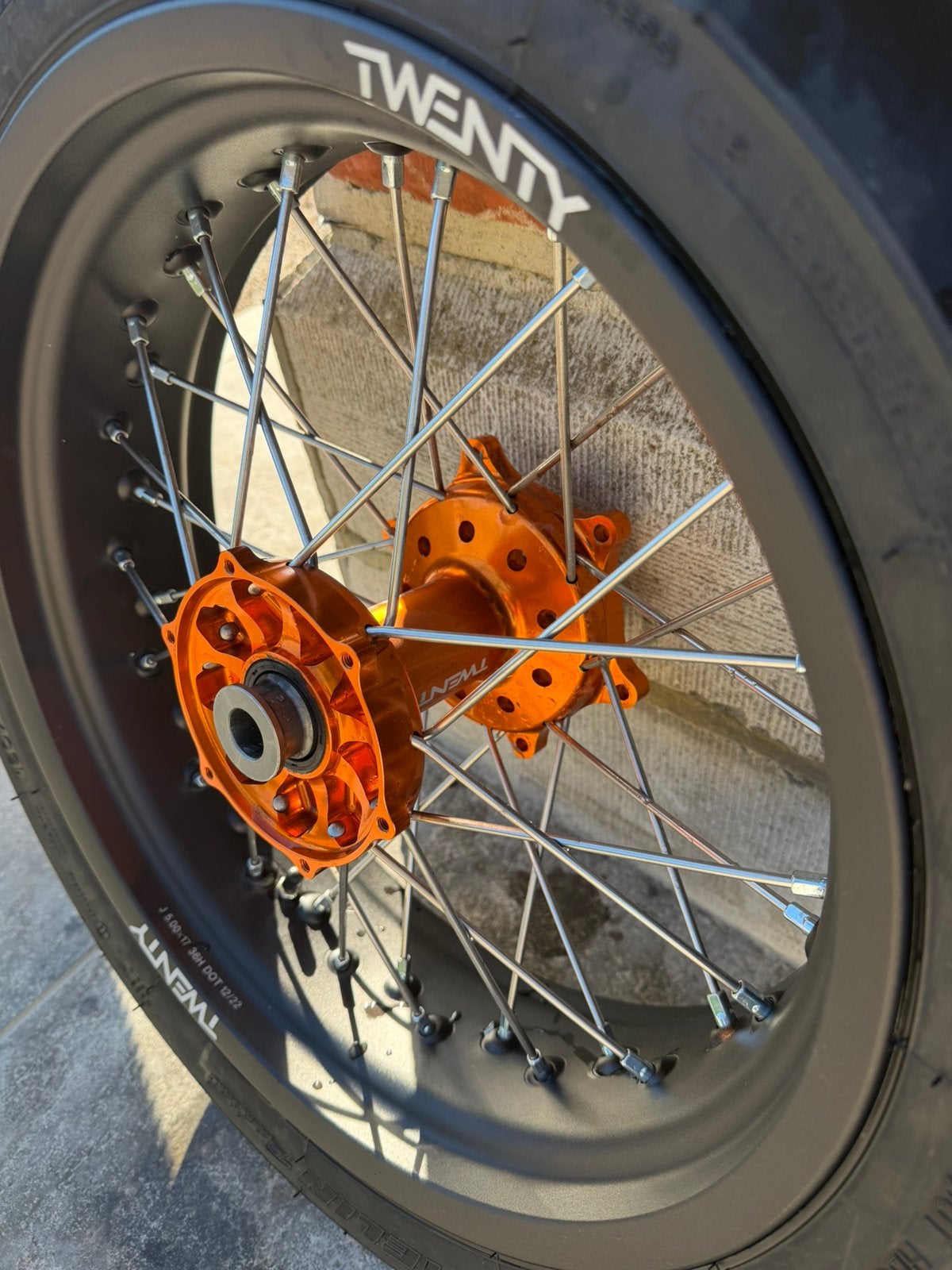 Supermoto wielen twenty, Ophalen of Verzenden, Gebruikt