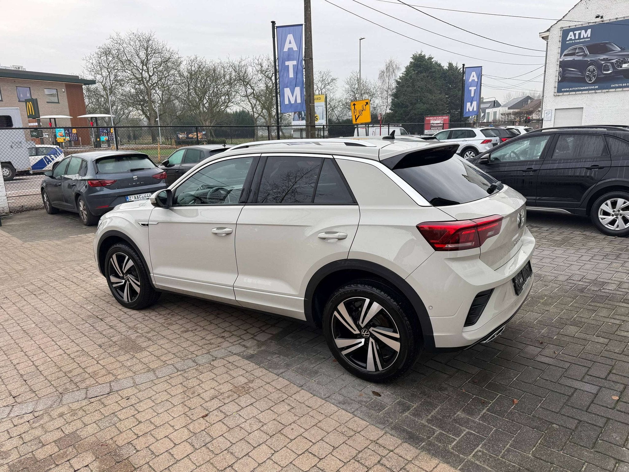 Volkswagen T-Roc T-Roc 1.5 TSI R-Line DSG/APP Cp/pdc V&A+cam, Autos, Argent ou Gris, Achat, 110 kW, Entreprise