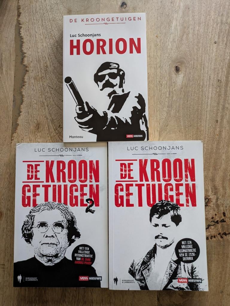 Boekenreeks De Kroongetuigen / Luc Schoonjans, Enlèvement ou Envoi, Luc Schoonjans