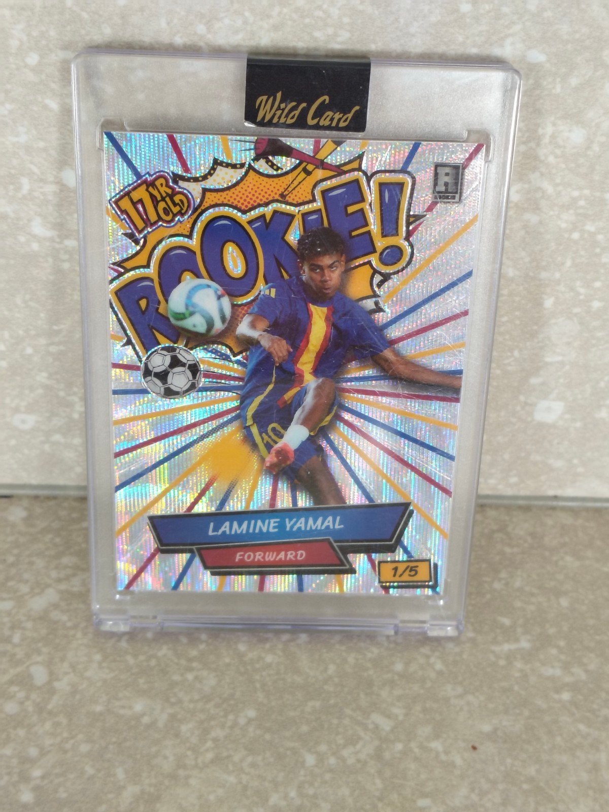Lamine Yamal Rookie Barcelona wild Card 1/5, Ophalen of Verzenden