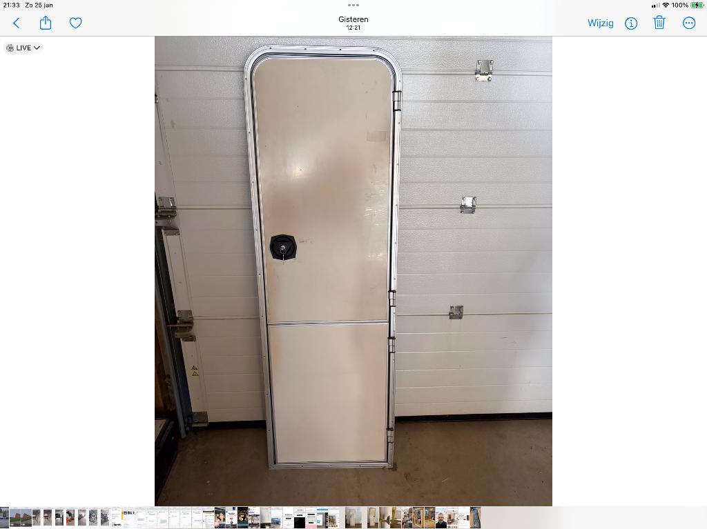 Caravan deur, Caravans en Kamperen, Ophalen, Gebruikt