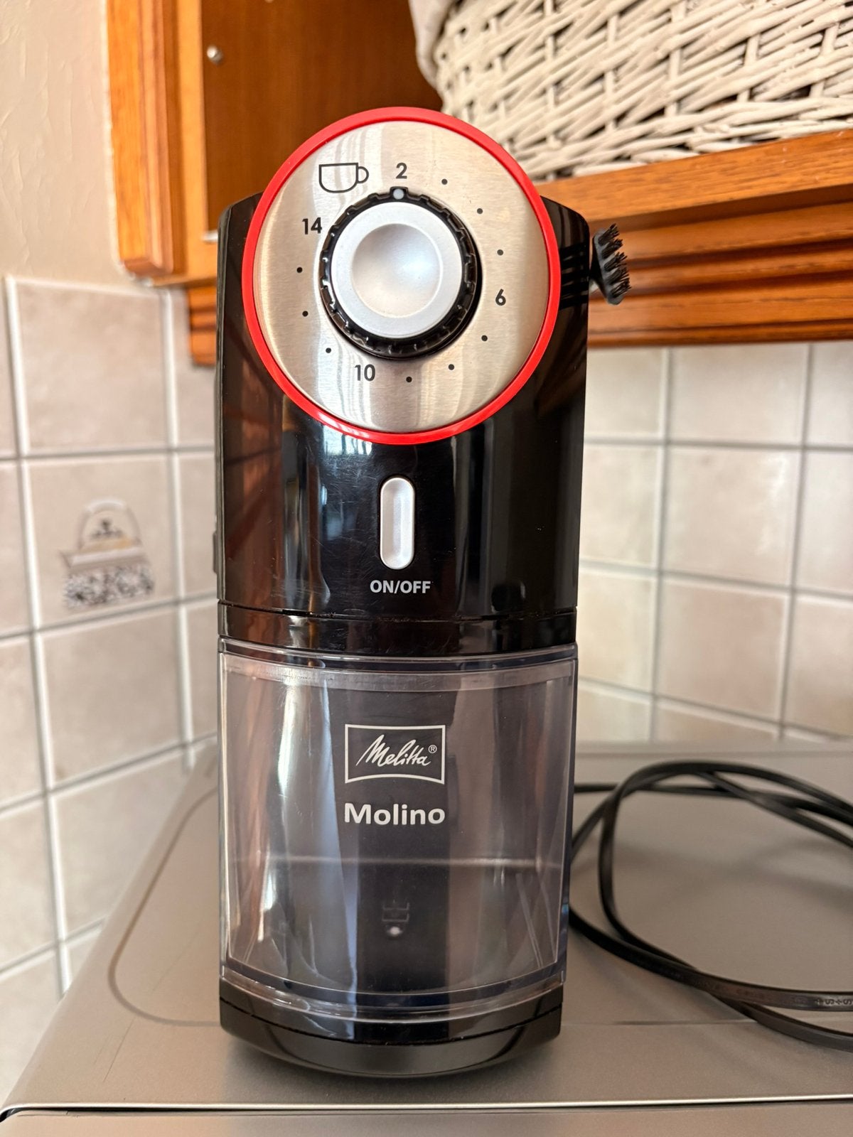 Elektrische koffiemolen(Melitta), Ophalen, Zo goed als nieuw