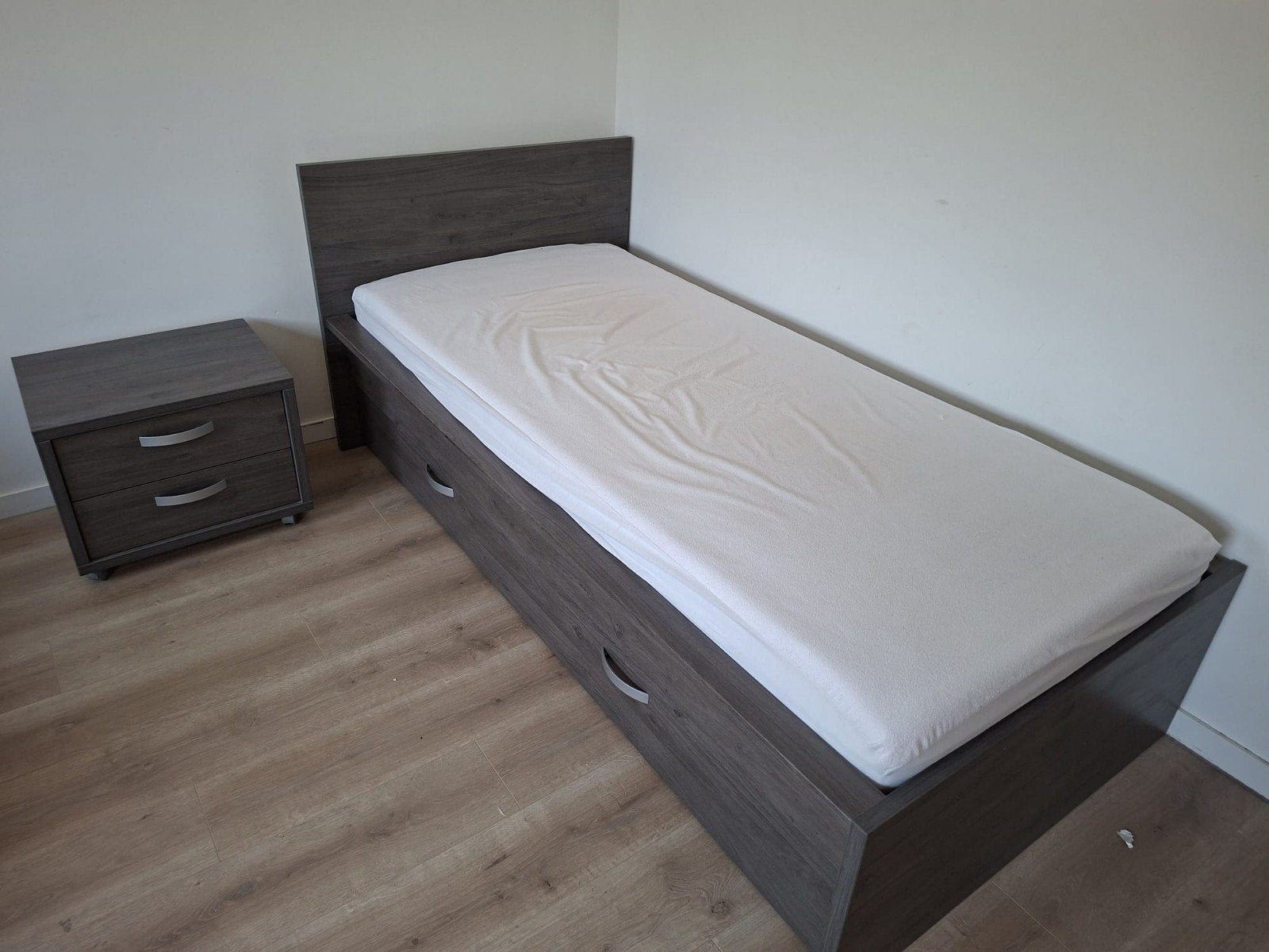 Eénpersoonsbed, Huis en Inrichting, Slaapkamer | Complete slaapkamers, Ophalen, Gebruikt, Eenpersoons