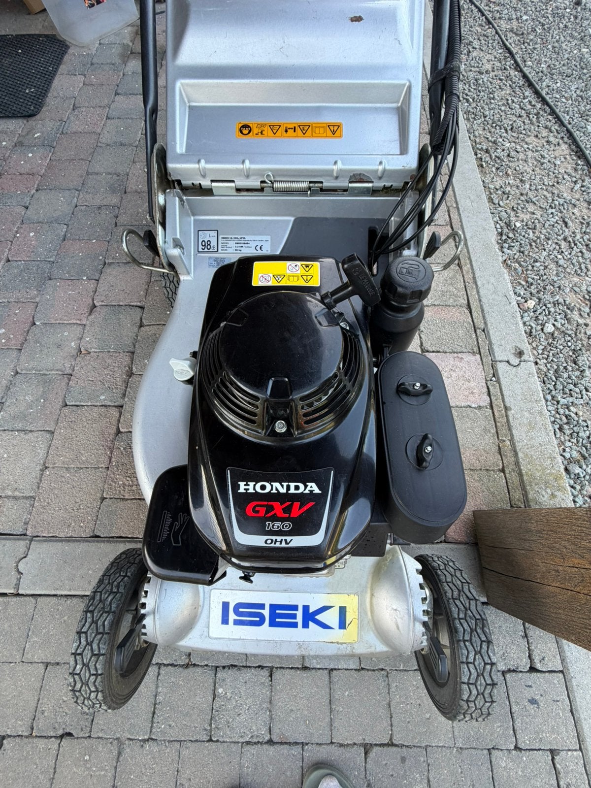 Iseki honda GXV 160 OHV, Prof!, Jardin & Terrasse, Tondeuses à gazon, Enlèvement, Comme neuf