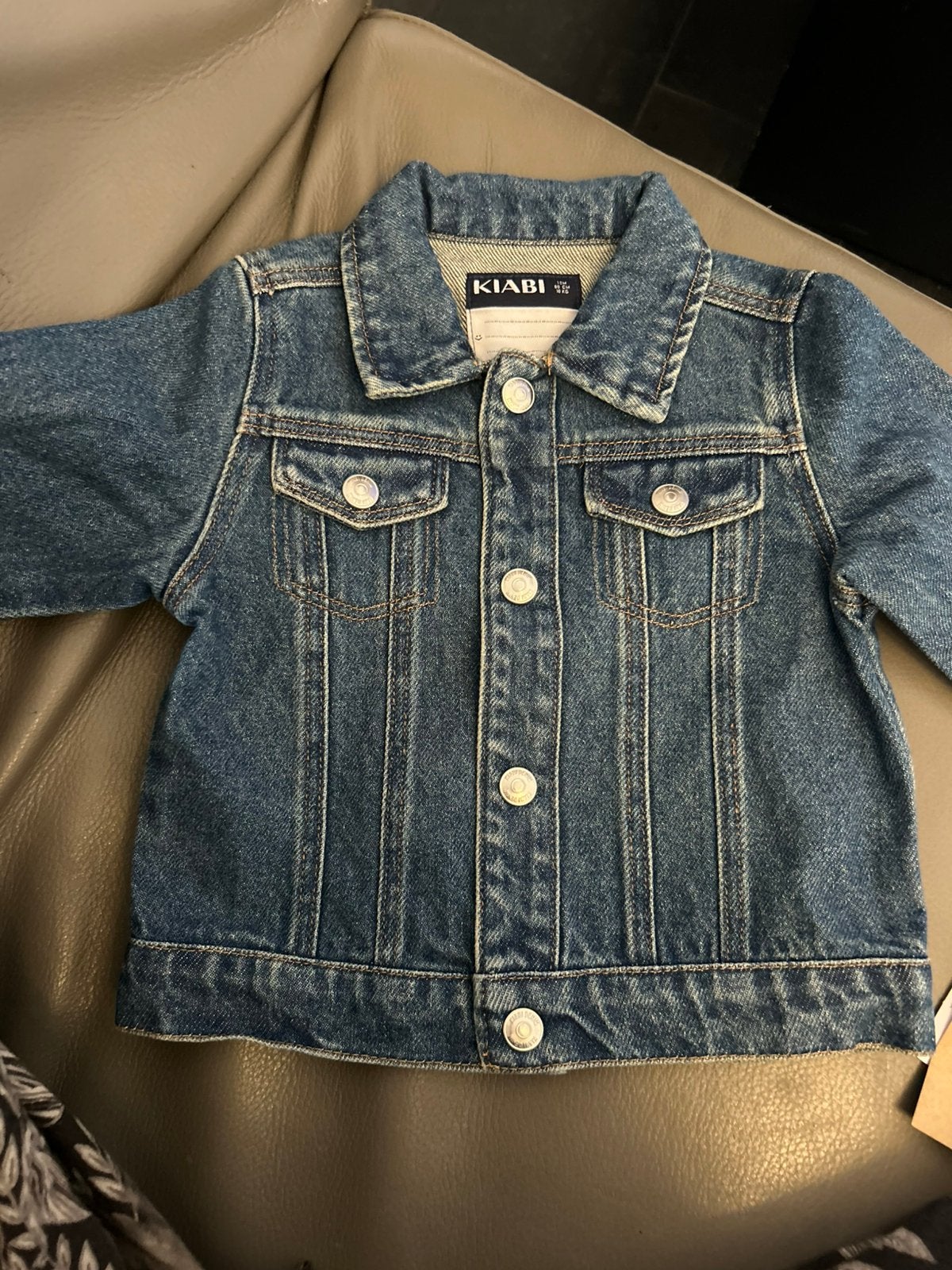 Kiabi Denim jas 12M, Kinderen en Baby's, Ophalen of Verzenden, Nieuw, Jongetje of Meisje