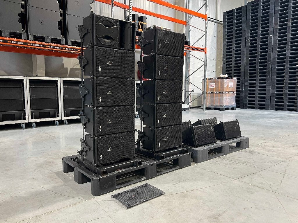 14x Nexo GEO S8 line array: 10x S805 8"/1" + 4x S830 8"/1", Enlèvement ou Envoi, Utilisé, 150 watts ou plus, Autres marques