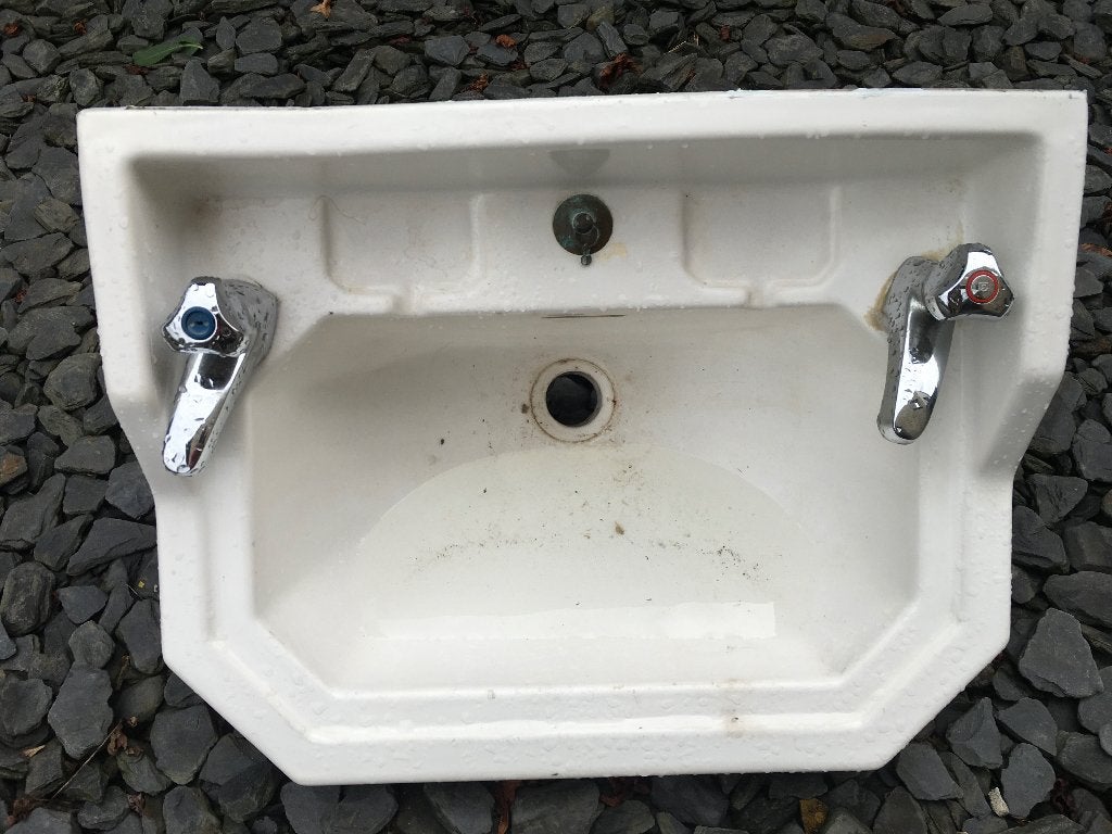 Vintage wastafel, Verzamelen, Ophalen, Huis en Inrichting
