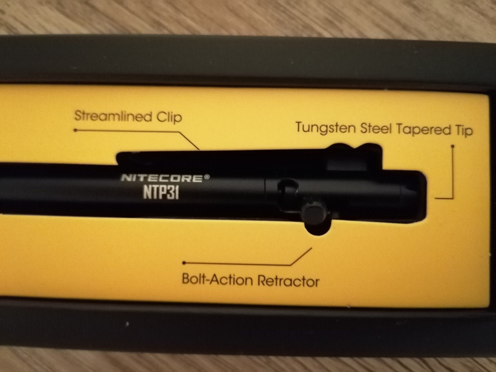 Tactische balpen Nitecore NTP31 NIEUW, Sports & Fitness, Enlèvement, Neuf, Autres, Protection pour arts martiaux